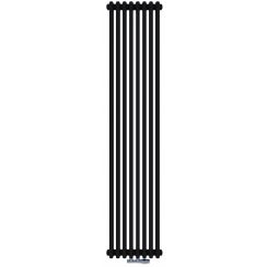 Irsap Tesi 2 radiatore per ambienti 180x36 cm podłączenie inferiore nero IRS-TES-2180-08-K1-5