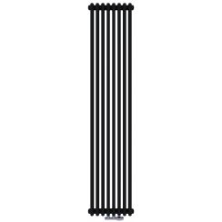 Irsap Tesi 2 radiatore per ambienti 200x36 cm podłączenie inferiore nero IRS-TES-2200-08-K1