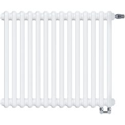 Irsap Tesi 2 radiatore per ambienti 56.5x63 cm podłączenie inferiore bianco IRS-TES-2056-14-B25