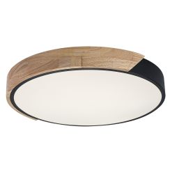 Rabalux Maple2 lampada da soffitto x24 W nero-legno 71416