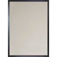 Ars Longa Linea specchio 123x63 cm rettangolare nero LINEA60120-CS
