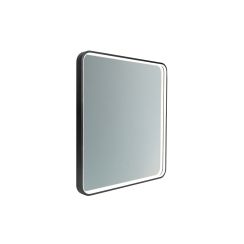 Comad Vega specchio 60x65 cm rettangolare con illuminazione nero VEGA LU LED 60