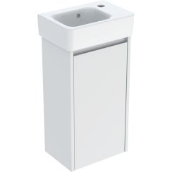 Geberit Selnova Square lavabo con armadietto 36 cm bianco 504.130.00.1