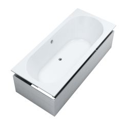 Schedline Celicia White Mat SET vasca da bagno con supporto 170x75 cm bianco 3WST.CS1P-17075/B/MG