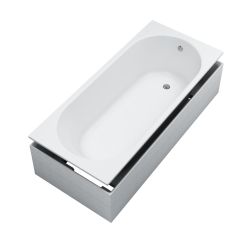Schedline Solia White Mat SET vasca da bagno con supporto 170x70 cm bianco 3WST.SS1P-17070/B/MG