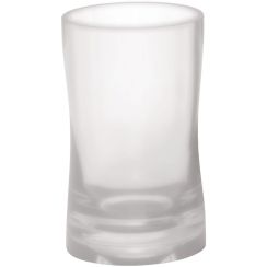 Kleine Wolke Fortune portaspazzolini bianco-trasparente 5058108852