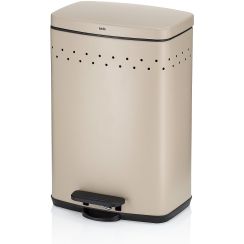Kela Malaga secchio della spazzatura 5 l beige 23972