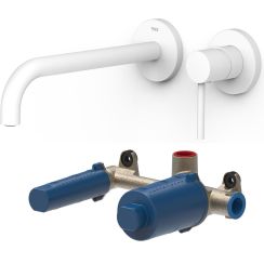 Set rubinetto per lavabo Tres Study 26230022BM, corpo incasso Tres 20830002