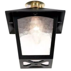 Elstead Lighting York lampada da soffitto per esterni 1x60 W nero BL6C-BLACK