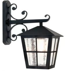 Elstead Lighting Canterbury lampada da parete per esterni 1x60 W nero BL52M-BLACK