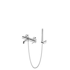 Set rubinetto per vasca e doccia Oltens Molle 34112100, doccetta Oltens Ume 37102100, 37200100, 37402100