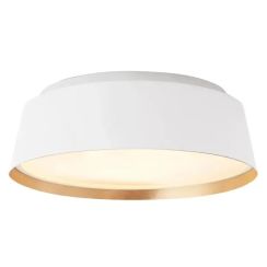 Elstead Lighting Asher plafoniera 3x40 W bianco-oro FE-ASHER-3F-WHT