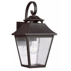 Elstead Lighting Galena lampada da parete per esterni 1x60 W marrone FE-GALENA2-M-SBL