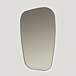 Ars Longa Inspiro specchio 58x109 cm con illuminazione nero LED-INSPIRO58109-C
