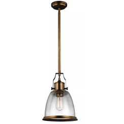 Elstead Lighting Hobson lampada da soffitto 1x60 W ottone FE-HOBSON-P-M-AB