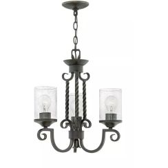 Elstead Lighting Casa lampada sospesa 3x60 W nero HK-CASA3