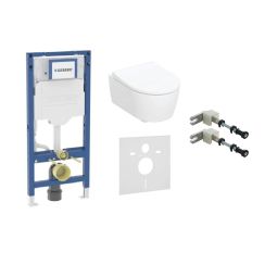 Set vaso WC Geberit iCon 503.232.00.1, modulo di installazione Geberit Duofix 111.320.00.6, 111.815.00.1, 156.050.00.1