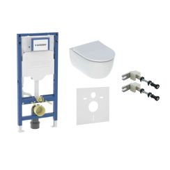 Set vaso WC Geberit iCon 503.233.00.1, modulo di installazione Geberit Duofix 111.320.00.6, 111.815.00.1, 156.050.00.1