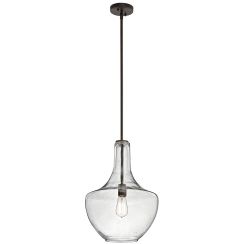 Elstead Lighting Everly lampada sospesa 1x60 W marrone KL-EVERLY-P-M-OZ
