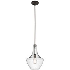 Elstead Lighting Everly lampada sospesa 1x60 W marrone KL-EVERLY-P-S-OZ