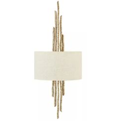 Elstead Lighting Spyre lampada da parete 2x60 W spumante HK-SPYRE2-CPG
