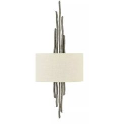 Elstead Lighting Spyre lampada da parete 2x60 W marrone HK-SPYRE2-MMB