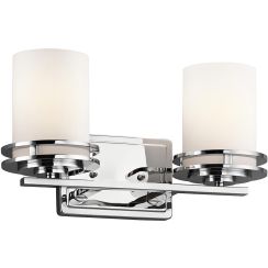 Elstead Lighting Hendrik lampada da parete 2x3 W cromo KL-HENDRIK2-BATH