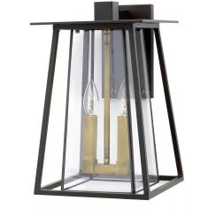 Elstead Lighting Walker lampada da parete per esterni 2x60 W marrone HK-WALKER2-L