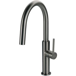 Deante Evora rubinetto da cucina verticale grafite/grigio BQJ_D62M