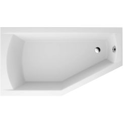 Polimat Selena vasca da bagno angolare 140x90 cm sinistra bianco 00570
