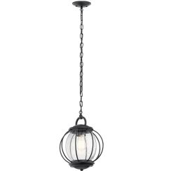 Elstead Lighting Vandalia lampada sospesa per esterni 1x60 W nero KL-VANDALIA8-M