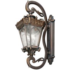Elstead Lighting Tournai lampada da parete per esterni 4x60 W grigio-marrone KL-TOURNAI1G-XL
