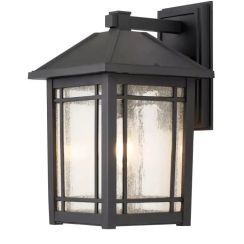 Elstead Lighting Cedar Point lampada da parete per esterni 1x60 W nero QZ-CEDAR-POINT-L-BK