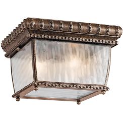 Elstead Lighting Venetian Rain lampada da soffitto per esterni 2x60 W marrone KL-VENETIAN-F
