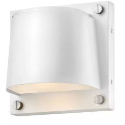 Elstead Lighting Scout lampada da parete per esterni 1x8 W bianco HK-SCOUT-WHT
