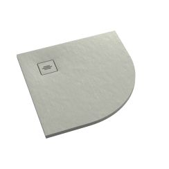 Schedline Protos Cement Stone piatto doccia semicircolare 90x90 cm cemento 3SP.P1O-9090/CT/ST-M1/CT/ST