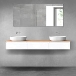 Set armadietto Oltens Vernal 60009000, piano sopra armadietto Oltens Vernal 63021060