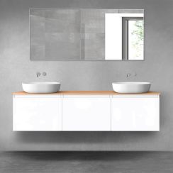 Set armadietto Oltens Vernal 60013000, piano sopra armadietto Oltens Vernal 63021060