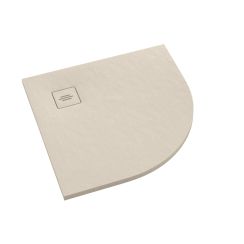 Schedline Protos Cashmere Stone piatto doccia semicircolare 90x90 cm beige 3SP.P1O-9090/PK/ST-M1/PK/ST