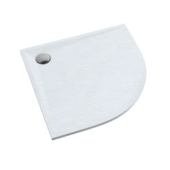 Schedline Libra White Stone piatto doccia semicircolare 90x90 cm bianco 3SP.L1O-9090/B/ST
