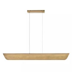 Elstead Lighting Arco lampada sospesa 1x43 W ottone HK-ARCO-LED-LP-117-HB