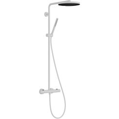 Hansgrohe Pulsify S Puro set doccia a parete con termostato con soffione bianco 24223700