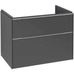 Villeroy & Boch Subway 3.0 armadietto 77.2x46.2x57.6 cm sottolavabo sospeso grafite C57400VR