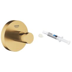 Set portasciugamani Grohe Start 41173GN0, colla Grohe QuickGlue 41127000