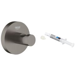 Set portasciugamani Grohe Start 41173AL0, colla Grohe QuickGlue 41127000