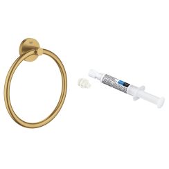Set portasciugamani Grohe Start 41174GN0, colla Grohe QuickGlue 41127000