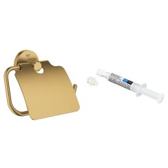 Set portarotolo Grohe Start 41179GN0, colla Grohe QuickGlue 41127000