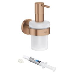 Set dispenser di sapone liquido Grohe Start 41195DL0, colla Grohe QuickGlue 41127000