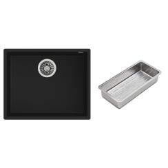 Set lavello Tegranit Teka Square 115230020, inserto gocciolatoio Teka 40199072