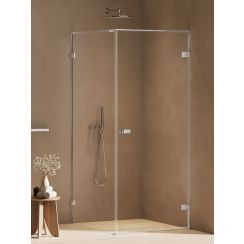 New Trendy Oxia box doccia 120x70 cm cromo lucida/vetro trasparente AXJ-0083